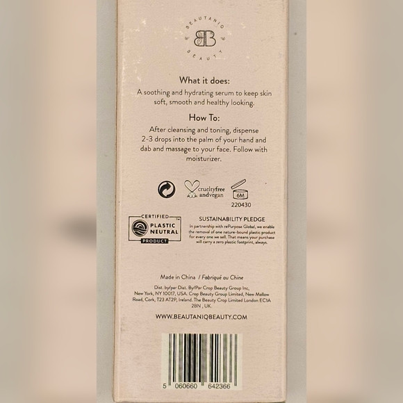 Beautaniq Beauty Raindrench Hydrating & Soothing Serum NIB - Picture 3 of 4